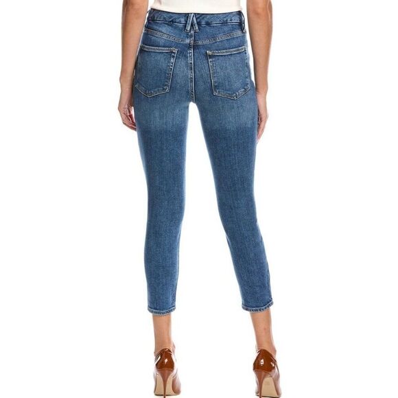 GOOD AMERICAN Size 4/27 - Good Waist High Rise Crop Skinny Jeans - Picture 2 of 11
